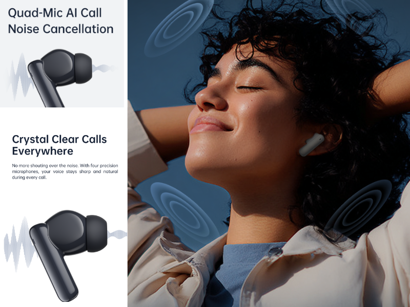 12mm Drivers & Quad-Mic AI ENC