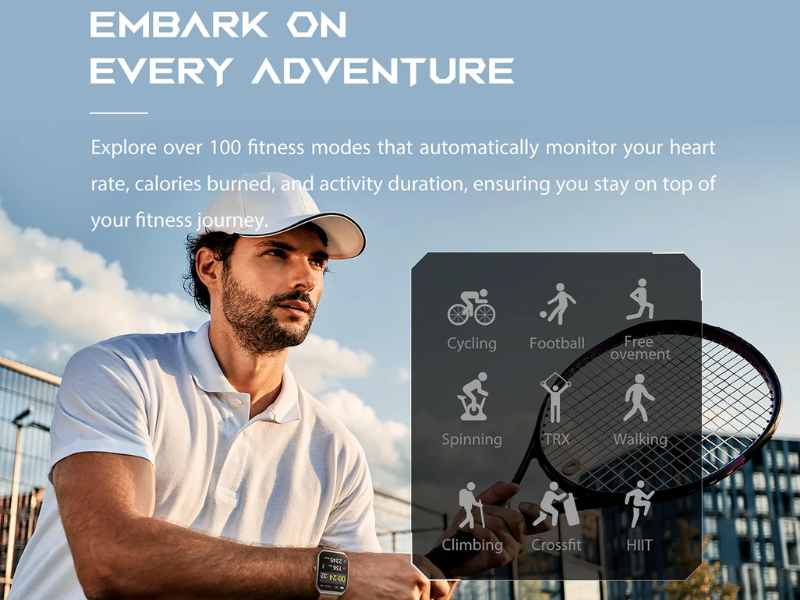 100+ Sports Modes & IP68 Protection
