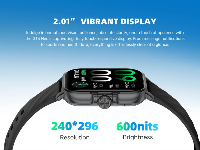 2.01'' High-Resolution Display